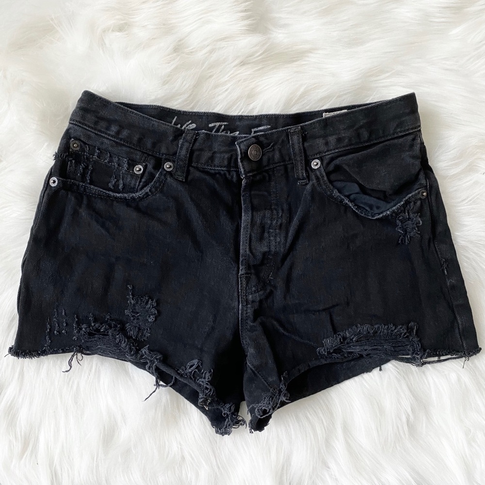 Free People Cut off Denim Shorts